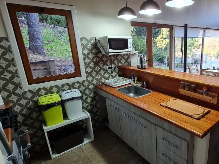 Cocina equipada de la cabaña