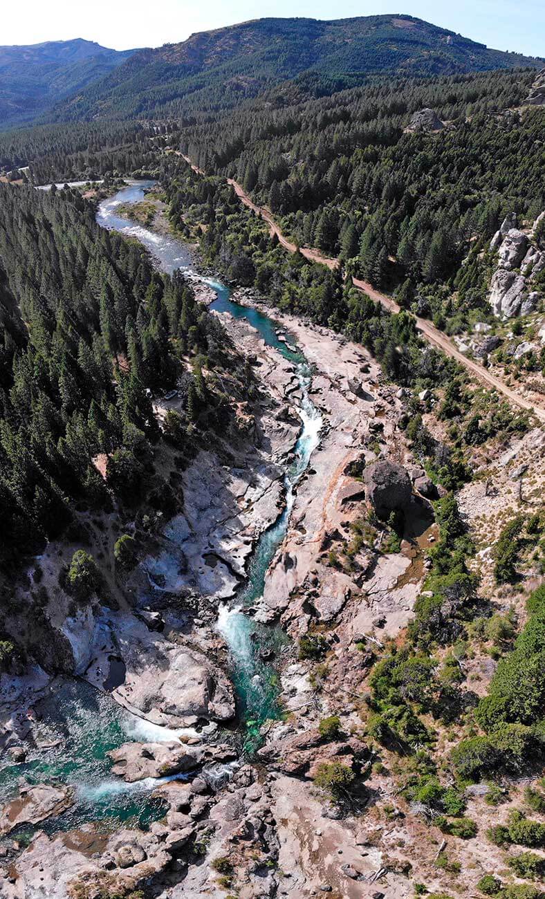 Río Caleufú - Pozones de Caleufú